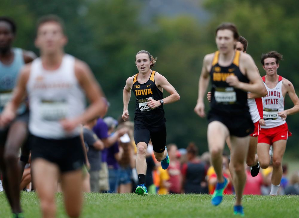 Nathan Mylenek during the Hawkeye Invitational Friday, August 31, 2018 at the Ashton Cross Country Course.  (Brian Ray/hawkeyesports.com)