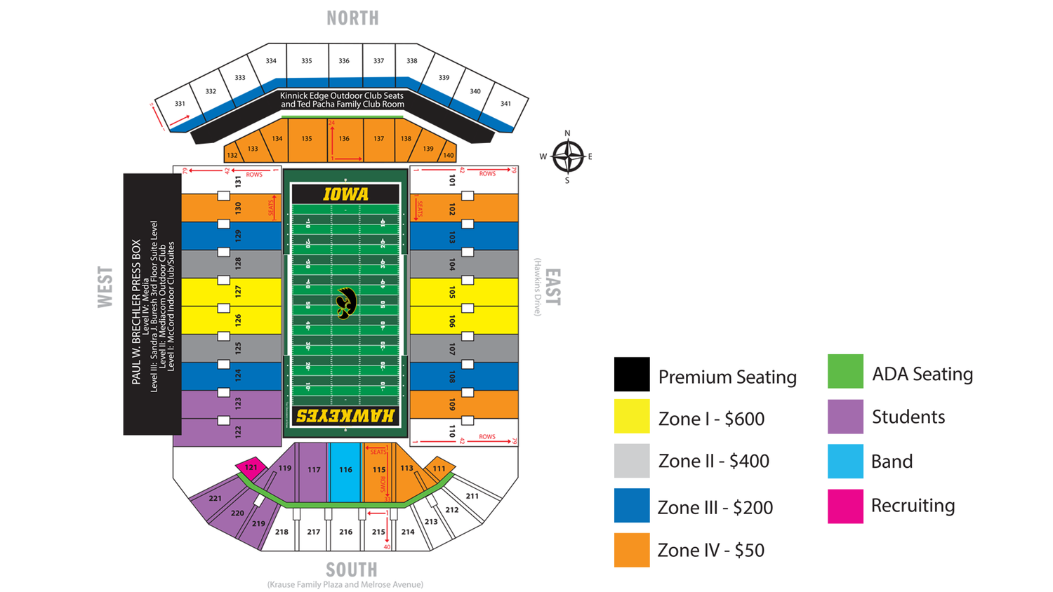 Iowa Hawkeyes Football Ticket Information