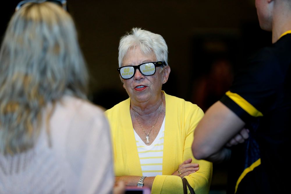 Hawkeye Fan Event at the Quad-Cities Waterfront Convention Center in Bettendorf, Iowa, on May 15, 2019.