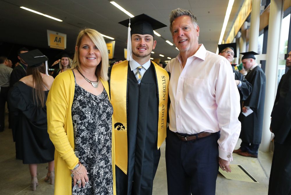 Iowa BaseballÕs Mitch Boe during the College of Liberal Arts and Sciences spring commencement Saturday, May 11, 2019 at Carver-Hawkeye Arena. (Brian Ray/hawkeyesports.com)