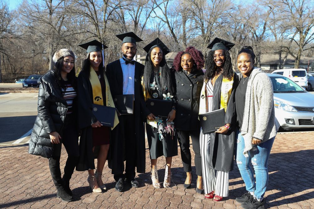 Iowa Track and Field Graduates during the Fall Commencement Ceremony  Saturday, December 15, 2018 at Carver-Hawkeye Arena. (Brian Ray/hawkeyesports.com)