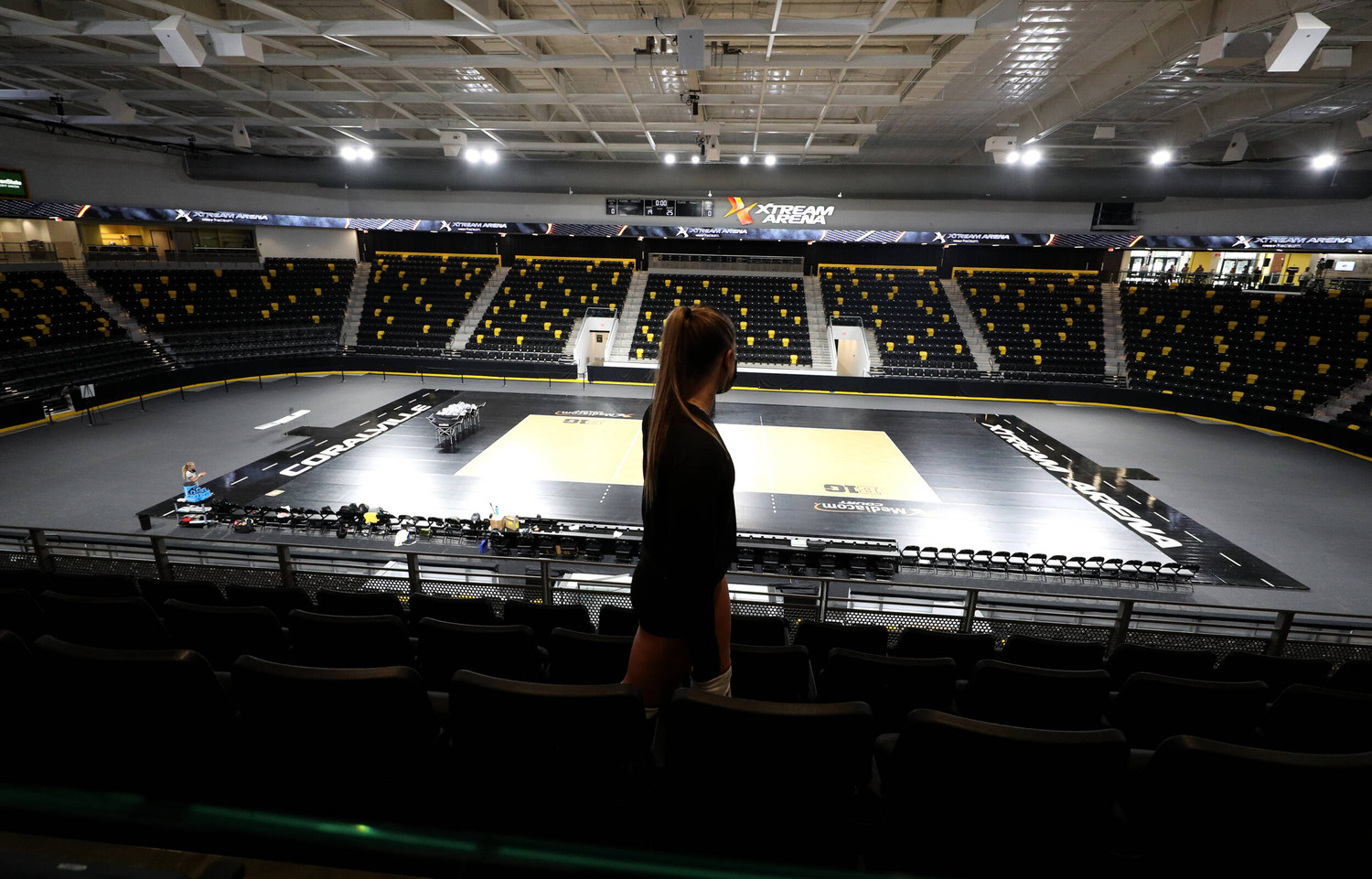 Xtream Arena VIP Event and Volleyball Practice University of Iowa