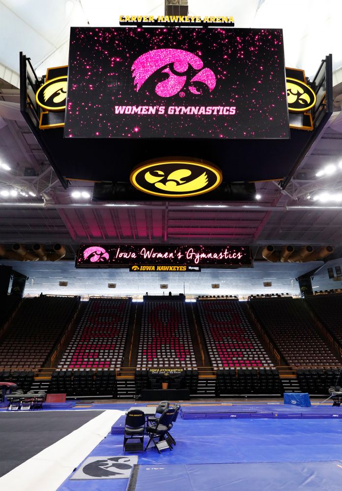 Iowa Women's Gymnastics Pink Meet vs Ball State
