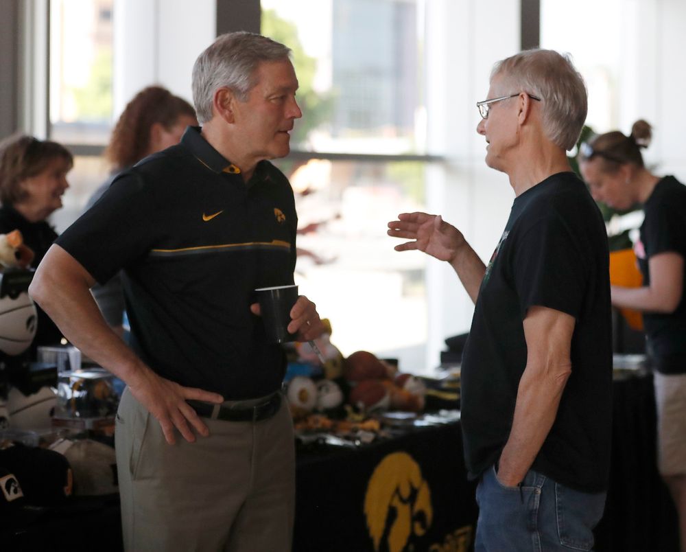 Kirk Ferentz -- Hawkeye Fan Event at the Quad-Cities Waterfront Convention Center in Bettendorf, Iowa, on May 15, 2019.