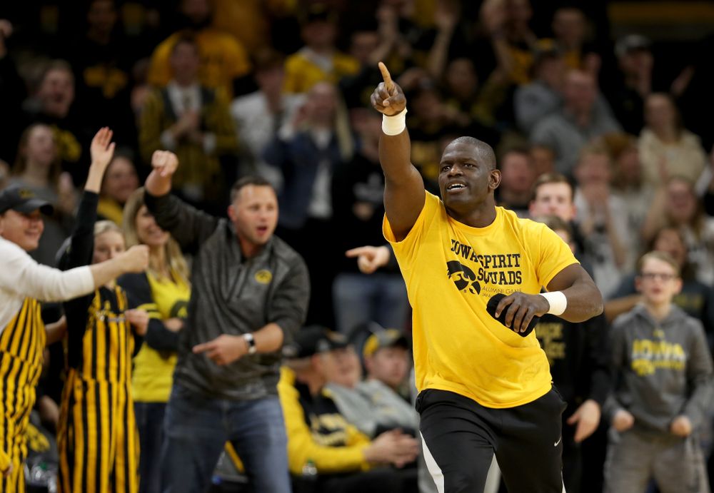 Oz against the Michigan Wolverines Friday, January 17, 2020 at Carver-Hawkeye Arena. (Brian Ray/hawkeyesports.com)